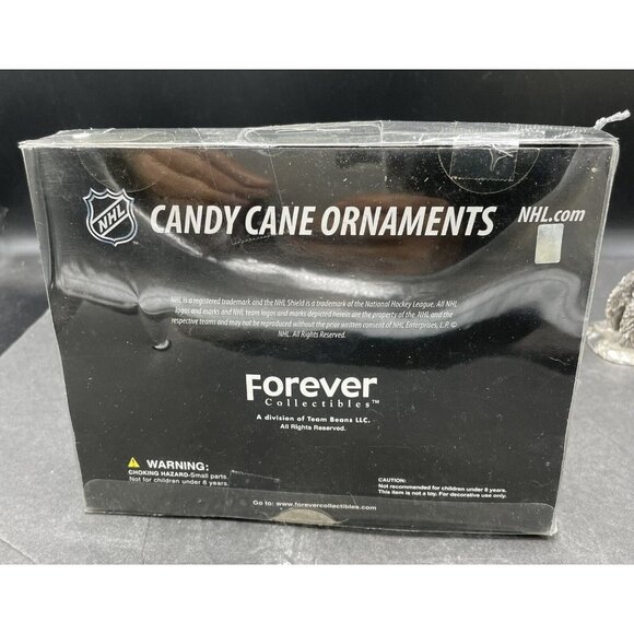 Pack of 6 Pittsburgh Penguins  NHL Sport Candy Cane Christmas Tree Ornaments - Picture 2 of 3